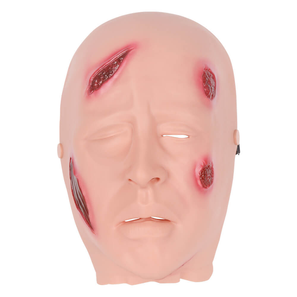 Facial Anthrax Simulation Wound Mask for Medical Training