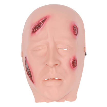 Facial Anthrax Simulation Wound Mask for Medical Training