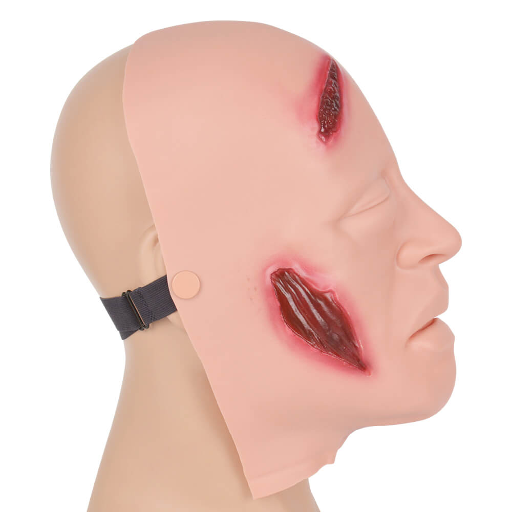 Full-Face Wearable Facial Cutaneous Anthrax Model
