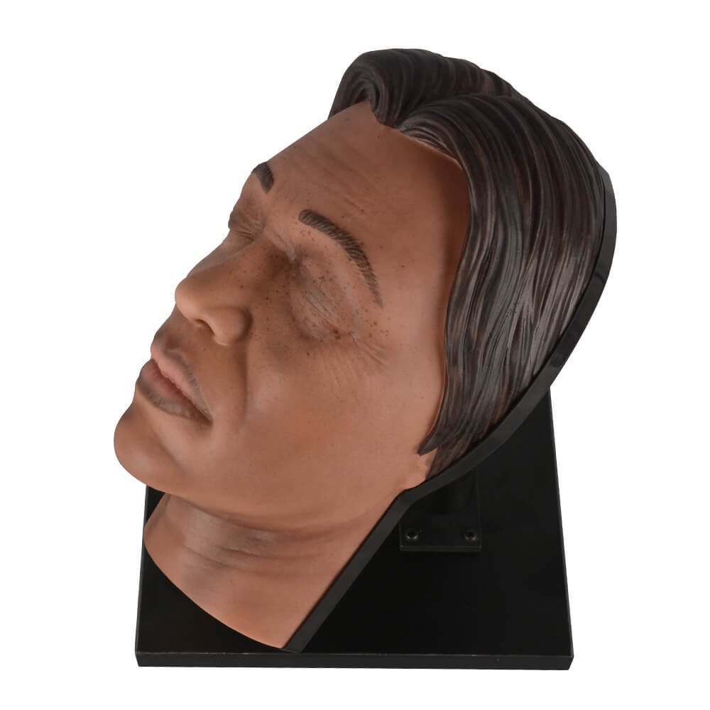 Facial Injection Training Mannequin Head with Dark Skin