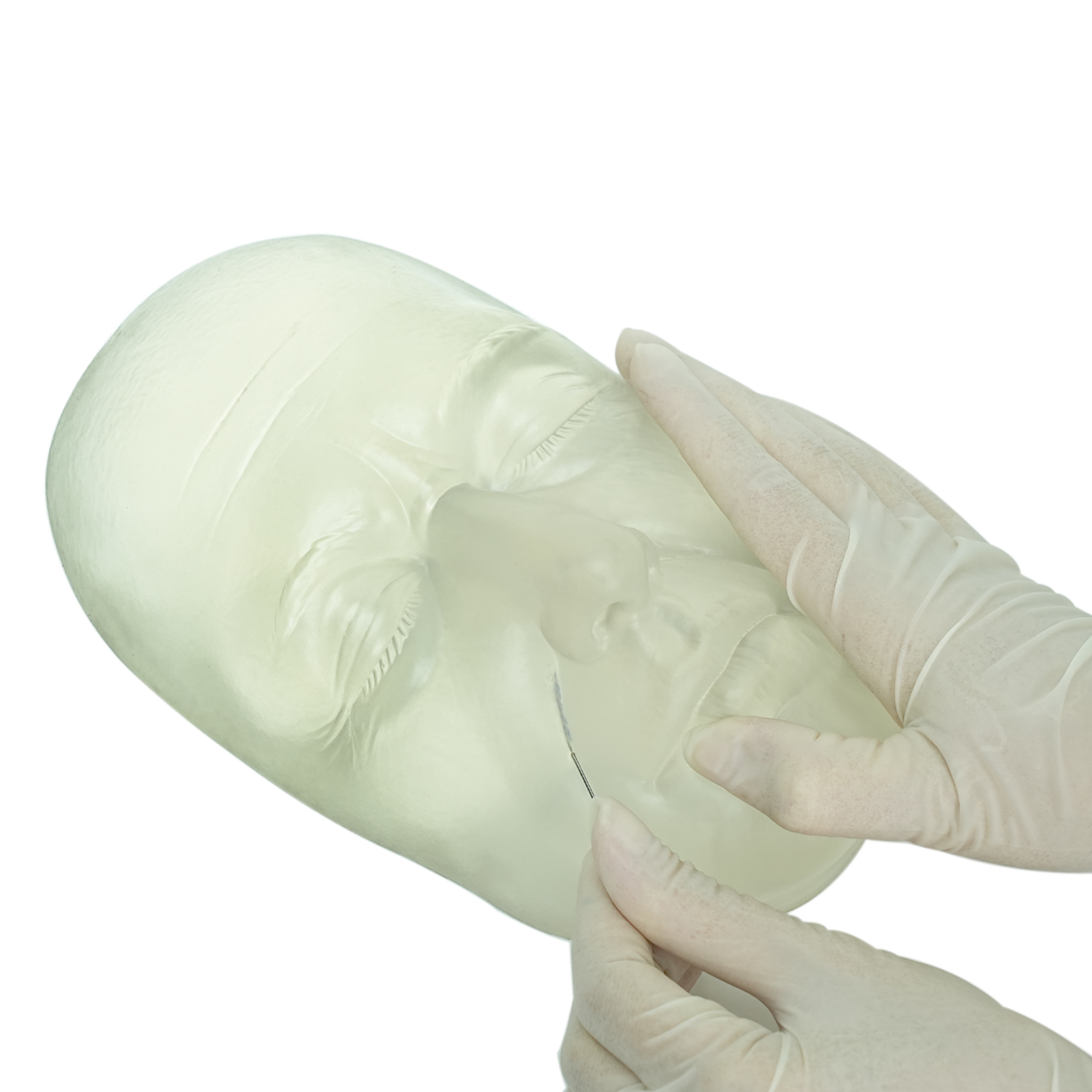 Transparent Mannequin Face for PDO Thread Face Lifting Training