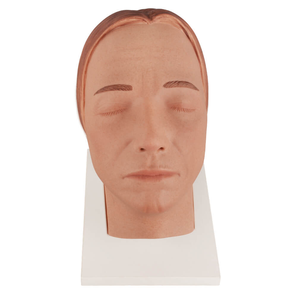 Female Facial Injection Mannequin with Adjustable Base