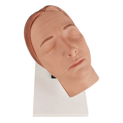 Female Facial Injection Mannequin with Adjustable Base