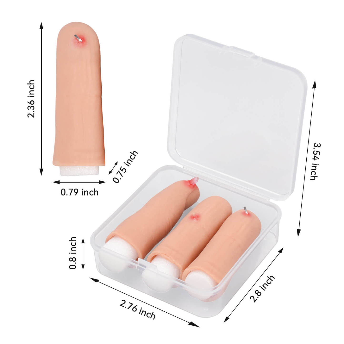  Wearable Finger Foreign Object Wound Management Training Set