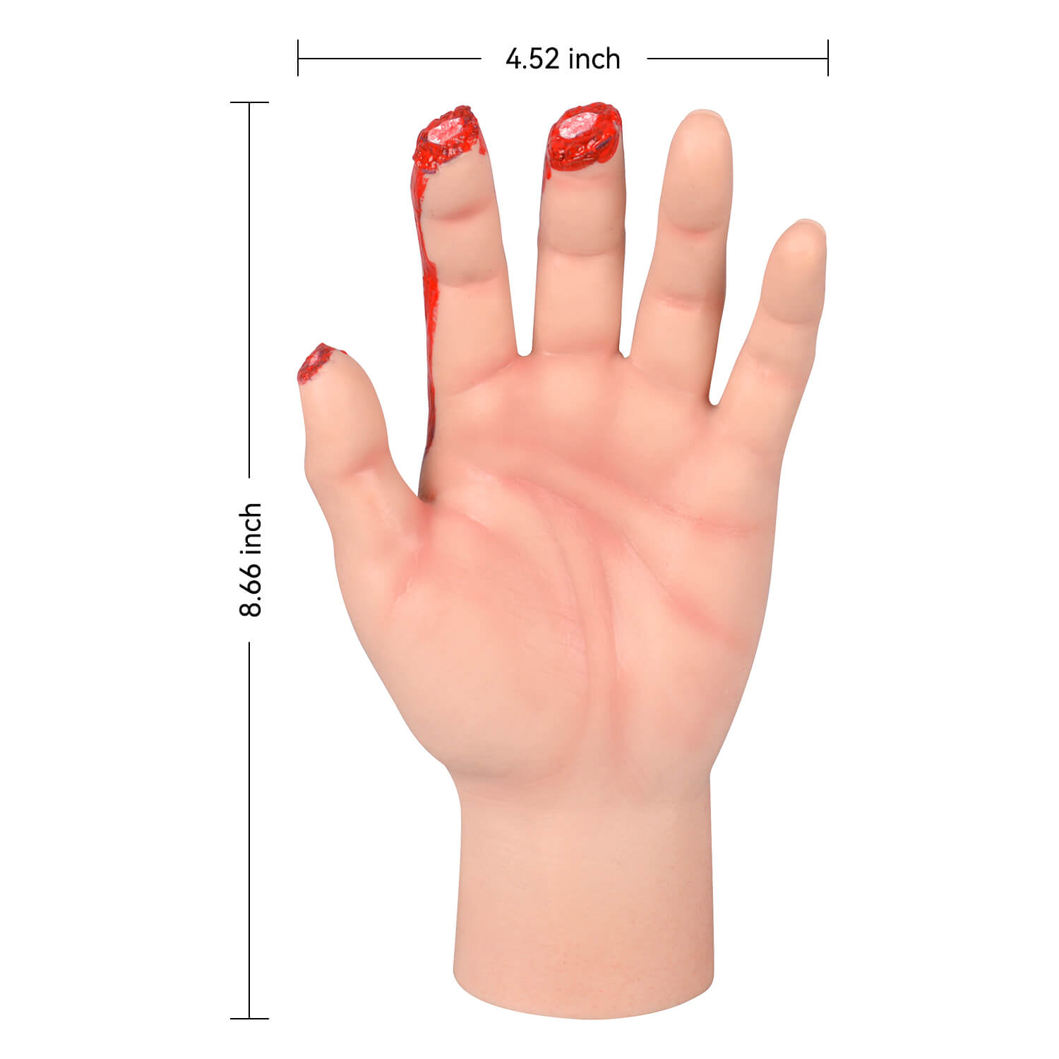 Fingertip amputation hand model for bleeding control training