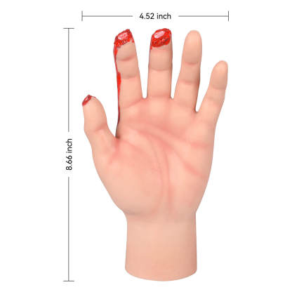Fingertip amputation hand model for bleeding control training
