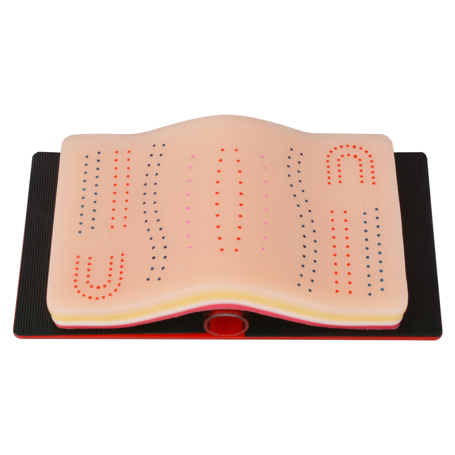 5-Layer Silicone Suture Practice Pad with Fixed-Point Design