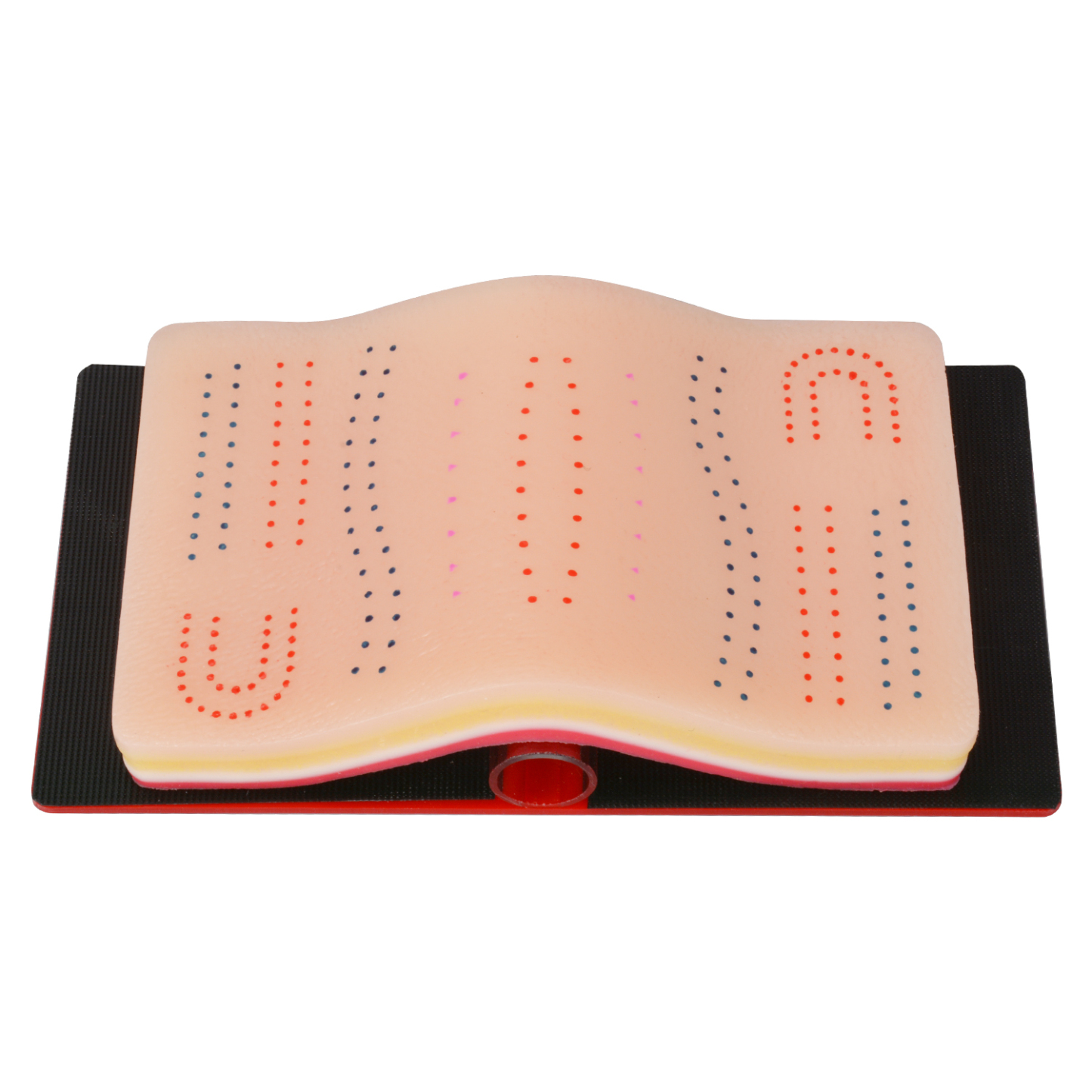 5-Layer Silicone Suture Practice Pad with Fixed-Point Design