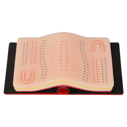 5-Layer Silicone Suture Practice Pad with Fixed-Point Design