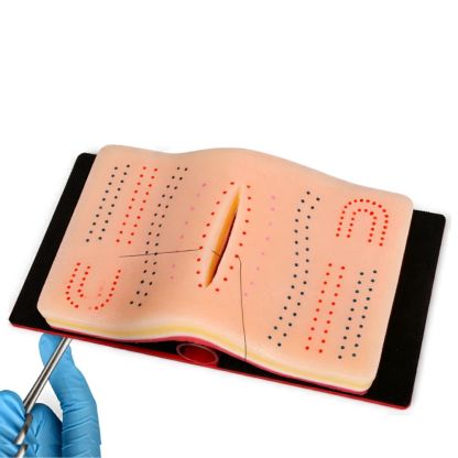 5-Layer Silicone Suture Practice Pad with Fixed-Point Design