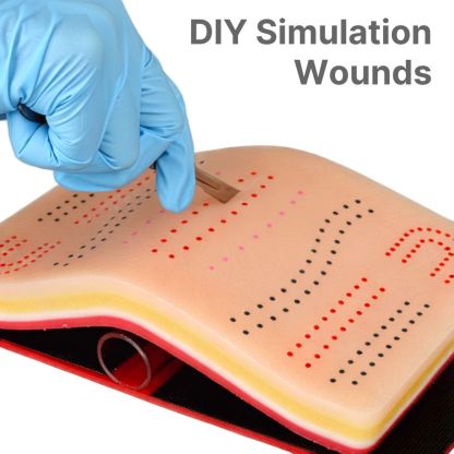 5-Layer Silicone Suture Practice Pad with Fixed-Point Design