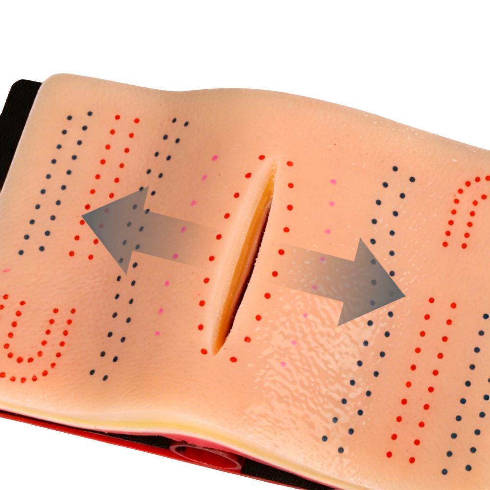 5-Layer Silicone Suture Practice Pad with Fixed-Point Design