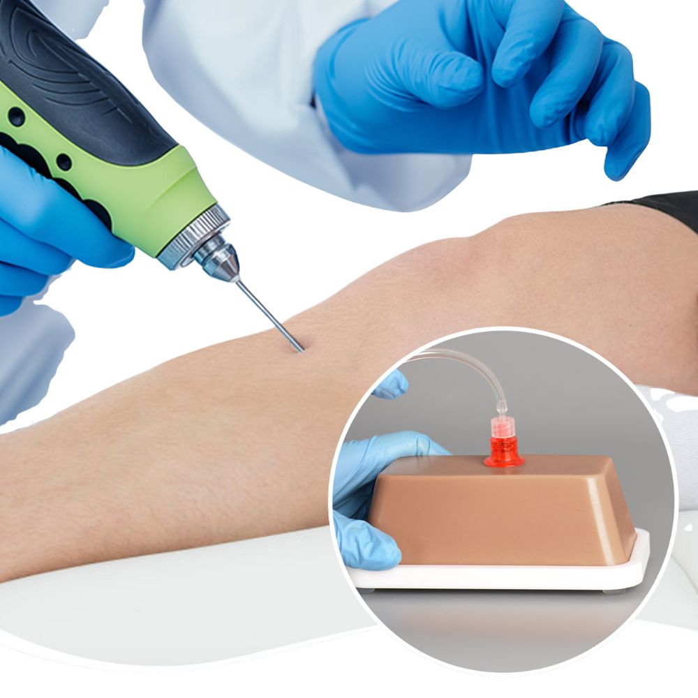 Flat IO Access Trainer for Tibial Needle Insertion Practice