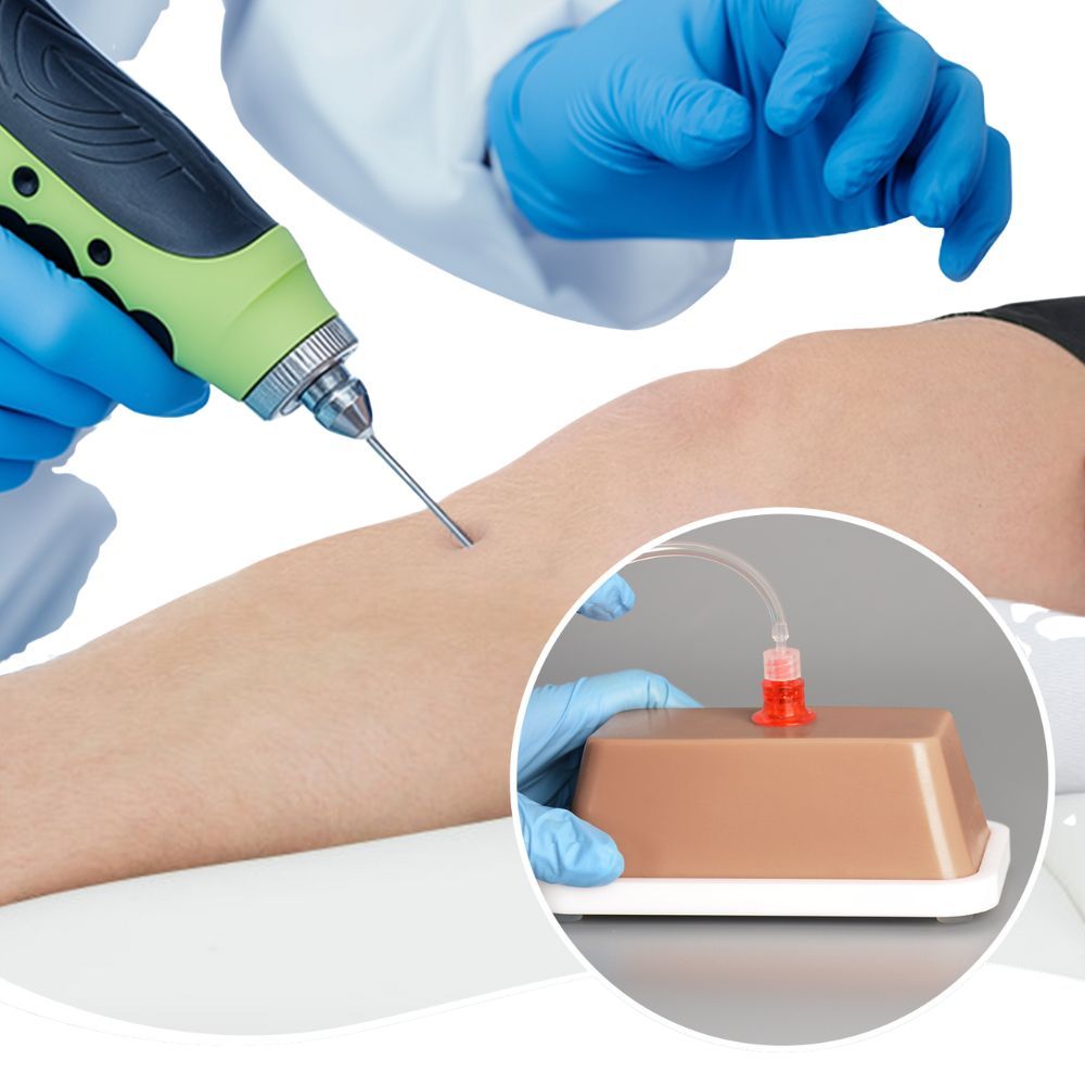 Flat IO Access Trainer for Tibial Needle Insertion Practice