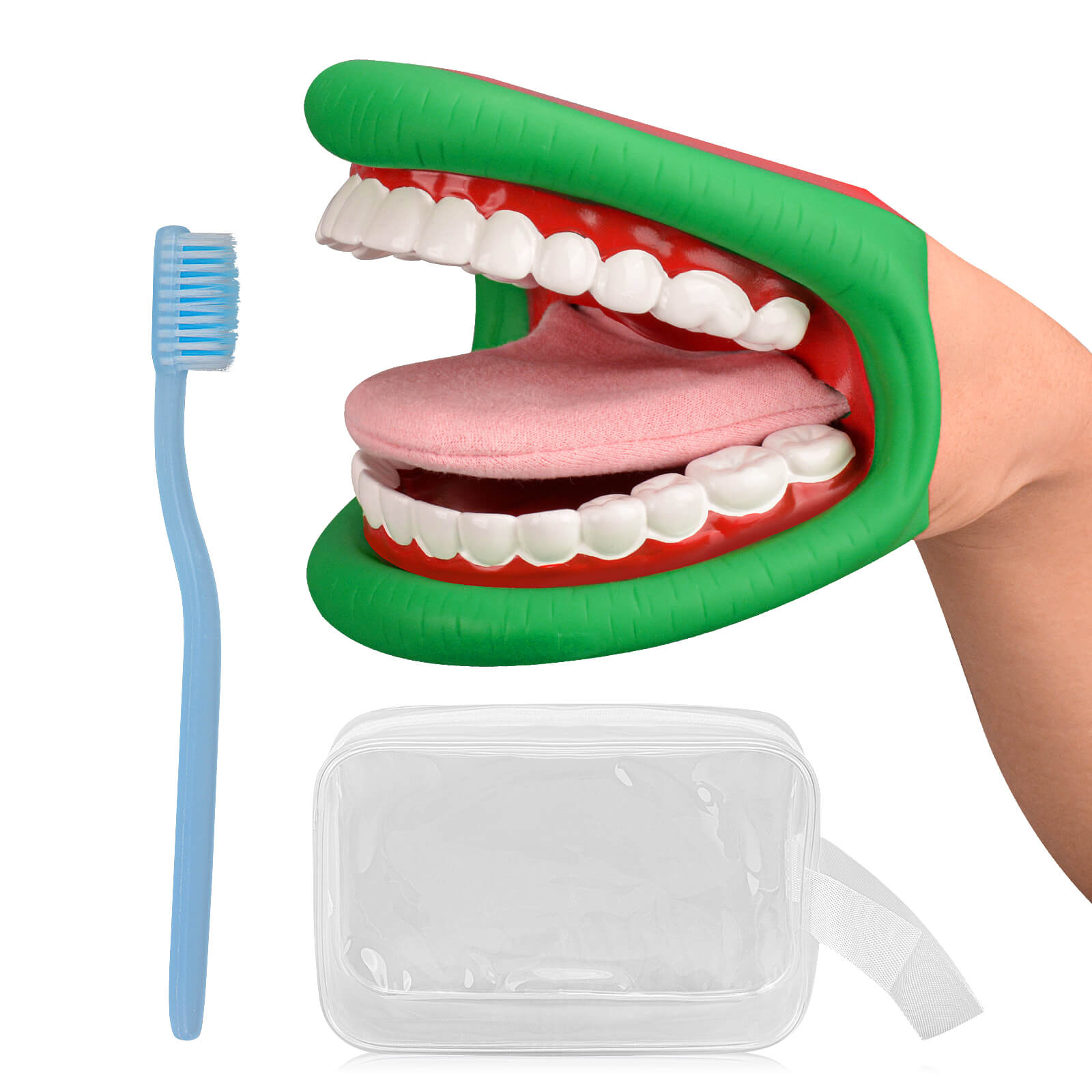 Multi-Size Mouth Puppets with Tongue for Speech Therapy