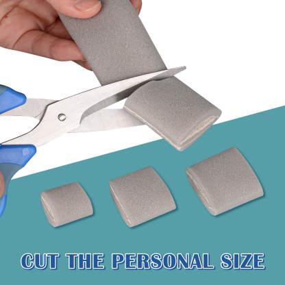 36" Foam Toe Sleeve with Overlap, Grey