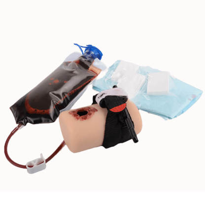 Bleeding GSW Wound Tourniquet Stop Bleed Training Kit