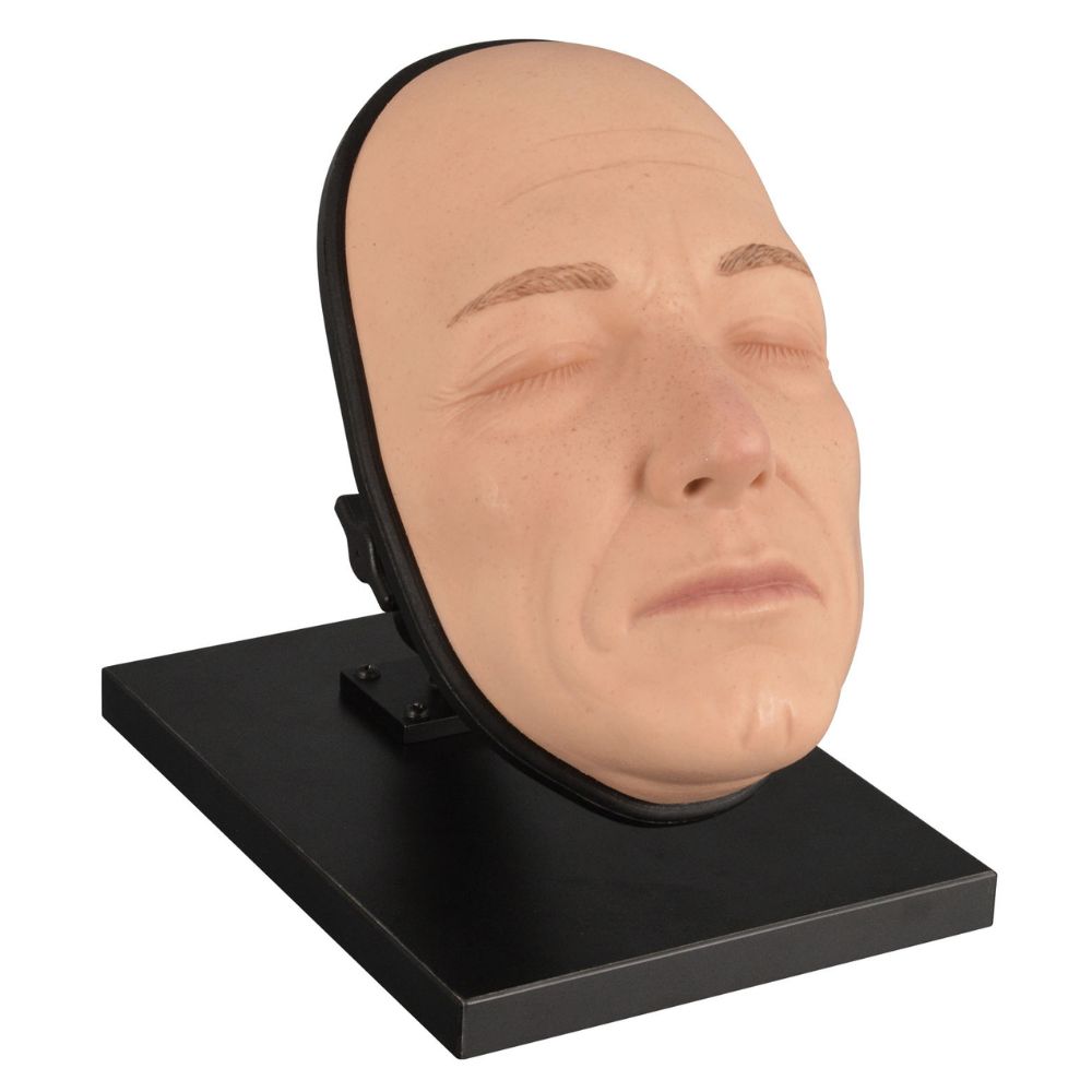 Half-Head Facial Injection Training Mannequin with 360° Base