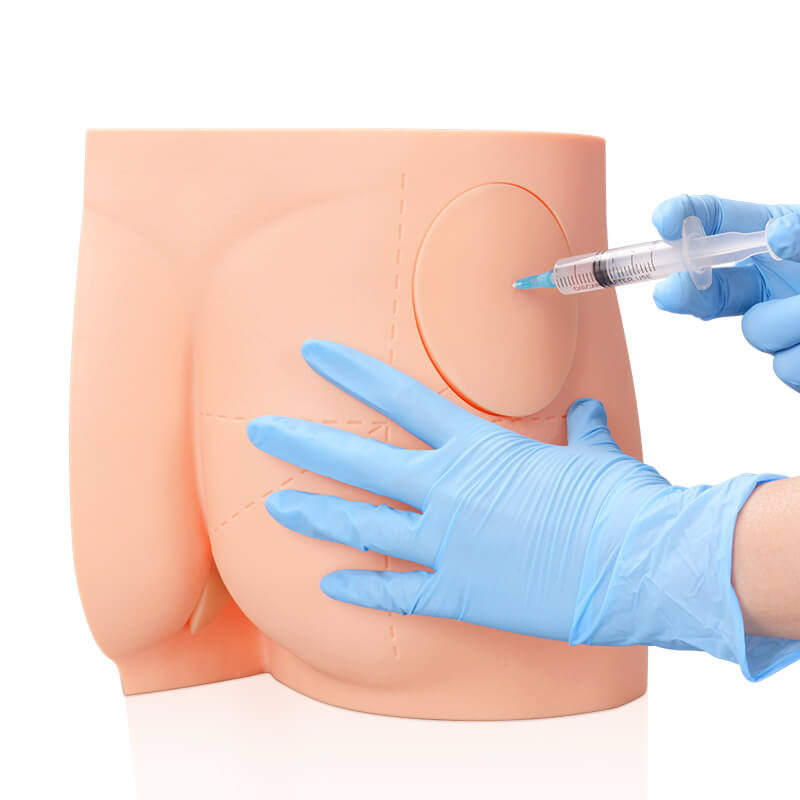 Hip Injection Trainer with Replaceable Pad for Gluteal IM