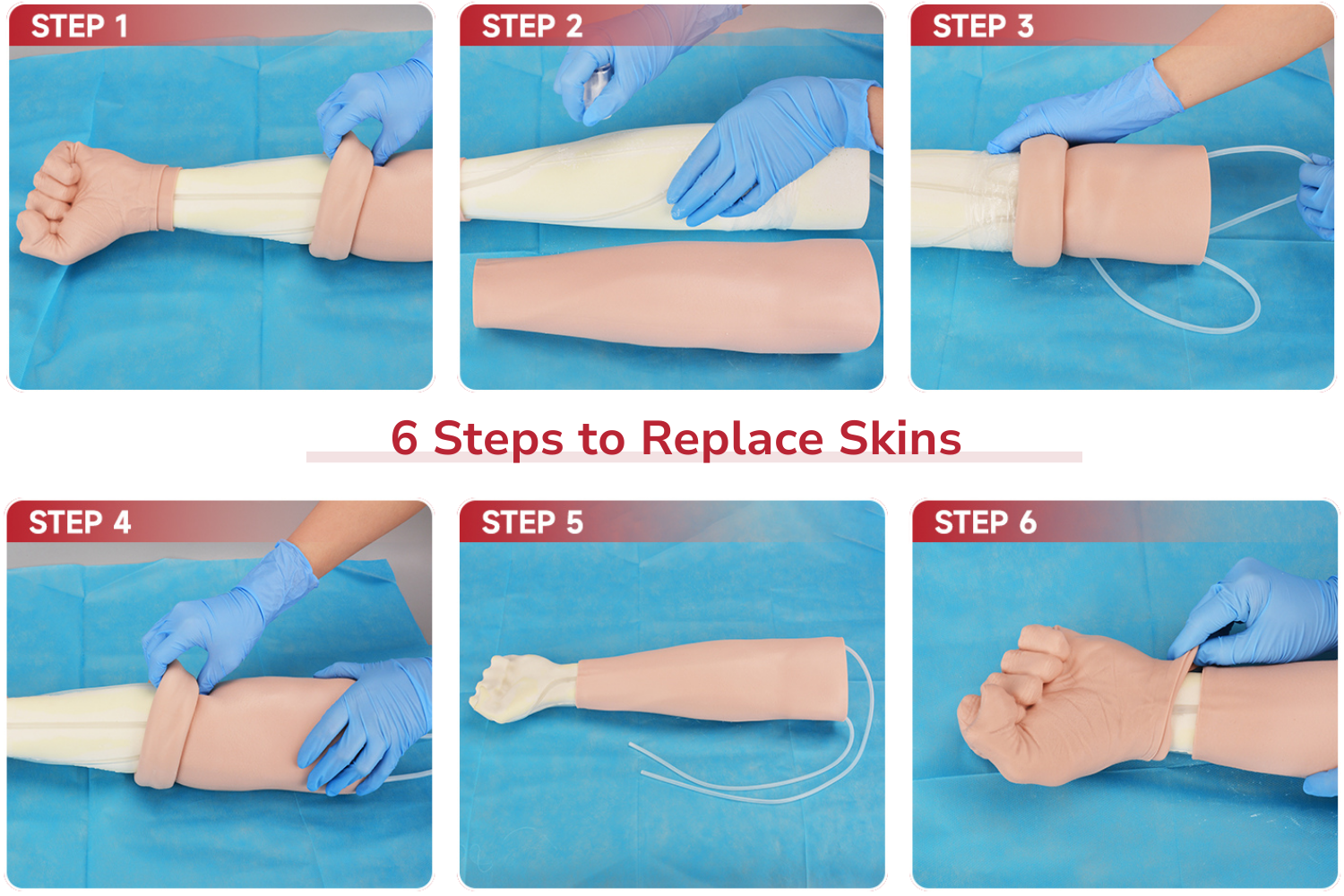 How to Replace Skins on the Ultrassist IV Injection Practice Arm
