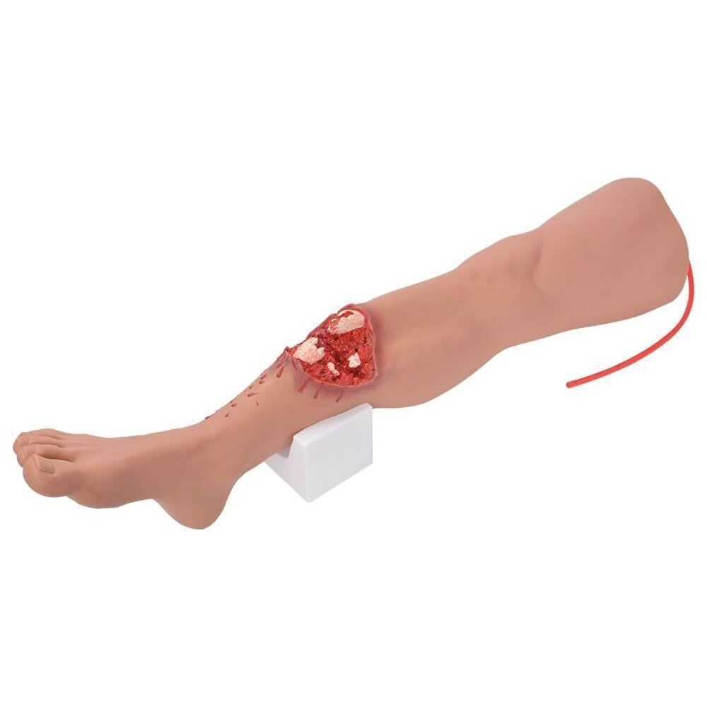Open Tibial Fracture Leg Wound Simulator