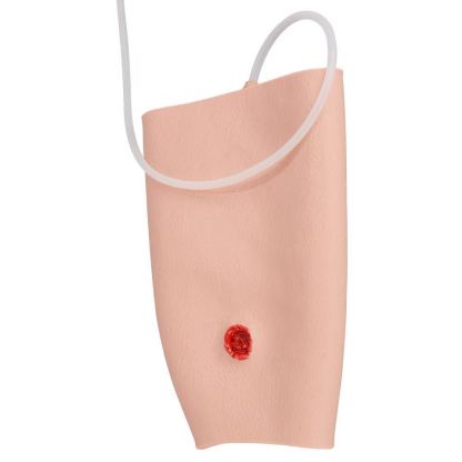 Leg Entry-Exit Gunshot Wound Packing Trainer (Silicone Sleeve)