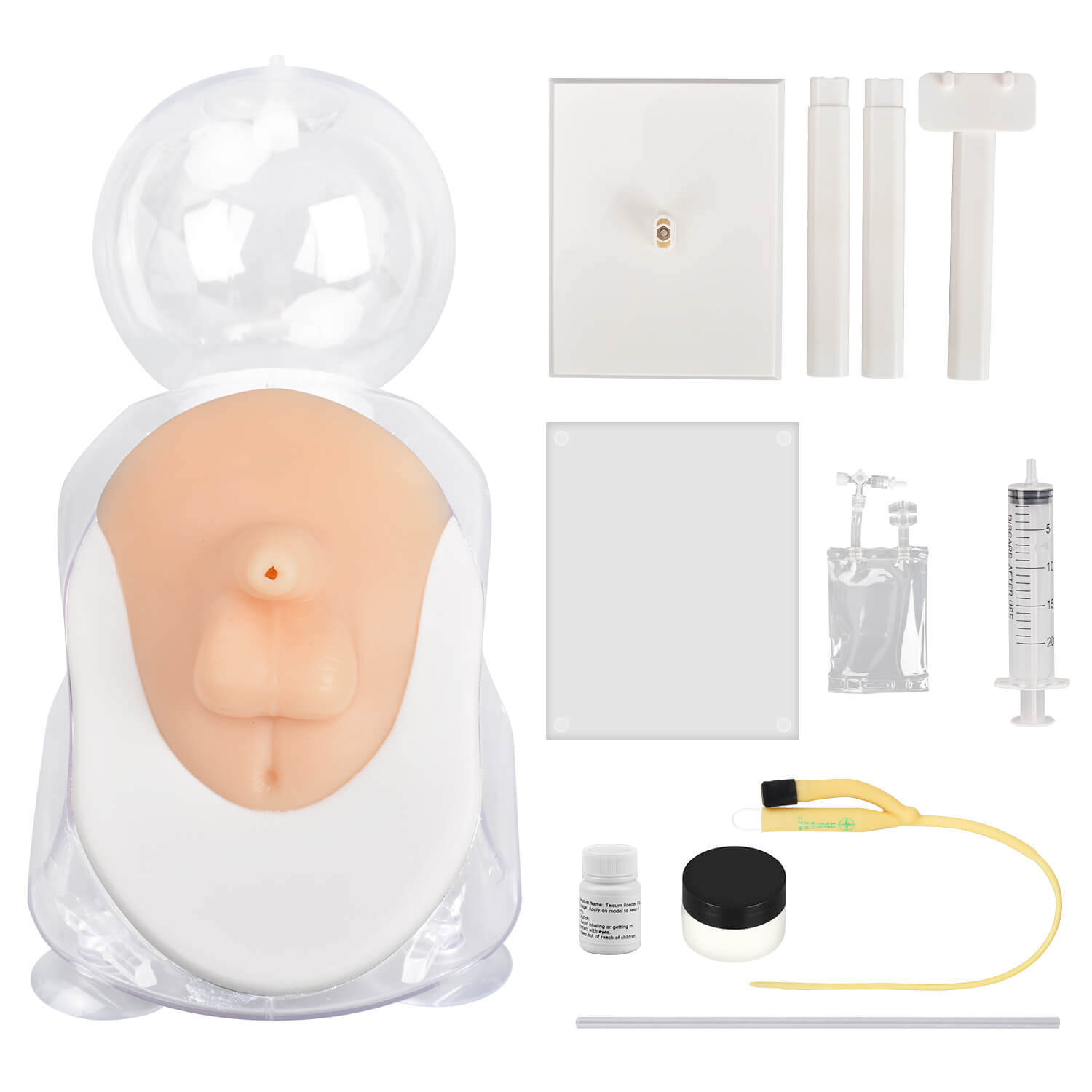 Infant male catheterization model for pediatric nursing education