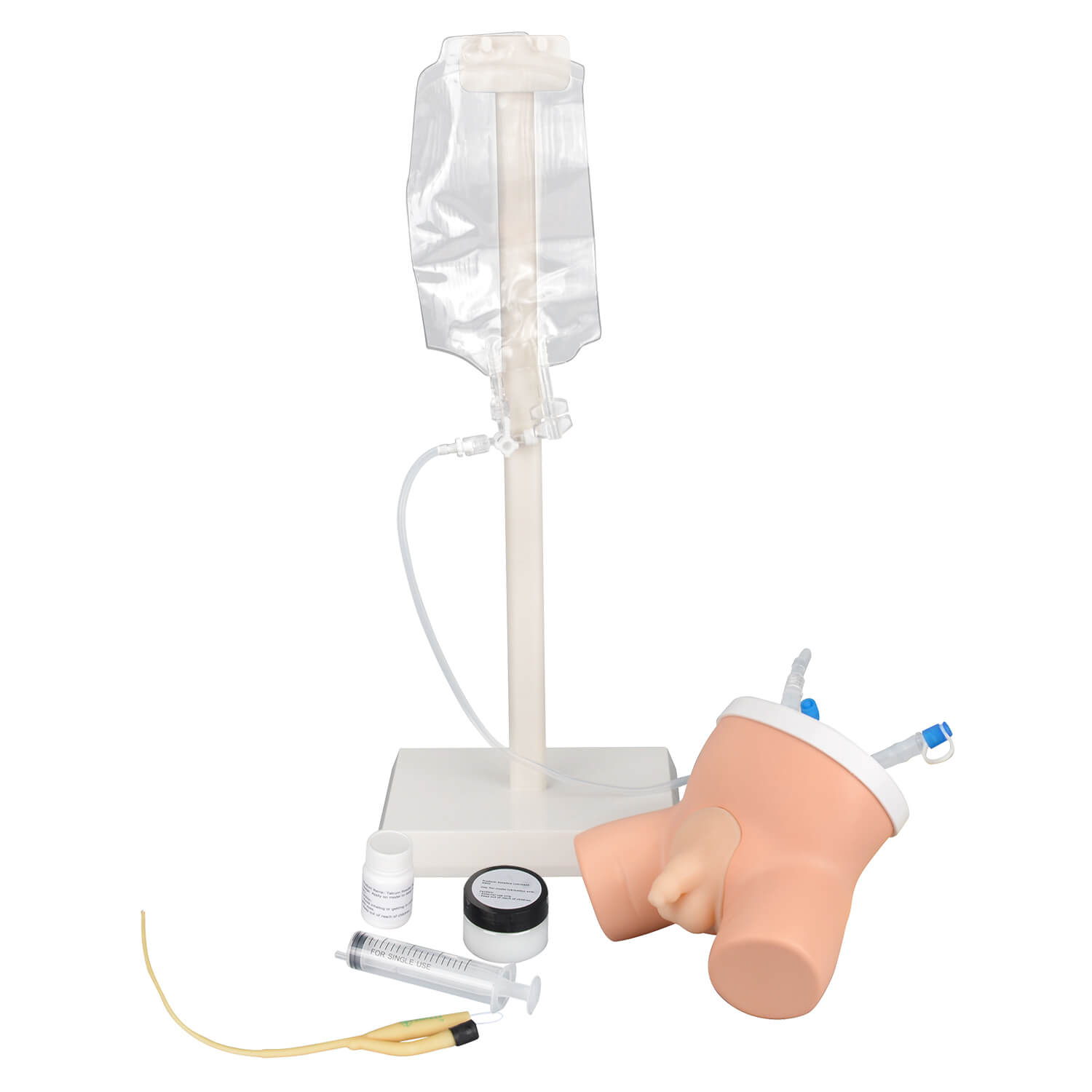 Infant catheterization simulator for pediatric nursing skills practice