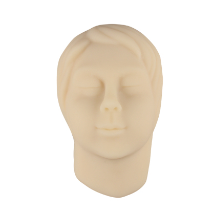 Female Silicone Facial Injection Mannequin Head