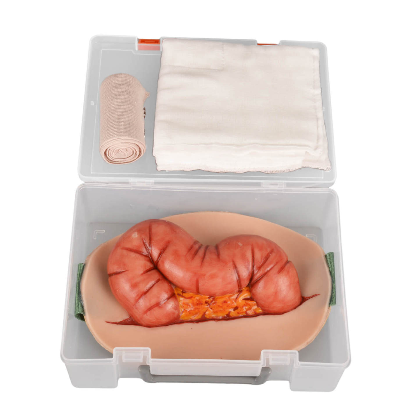 Wearable Abdominal Evisceration Intestinal Wound Simulator