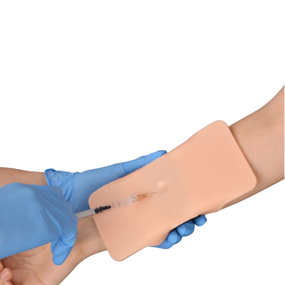Wearable Intradermal Injection Practice Pad for TB Skin Test Training