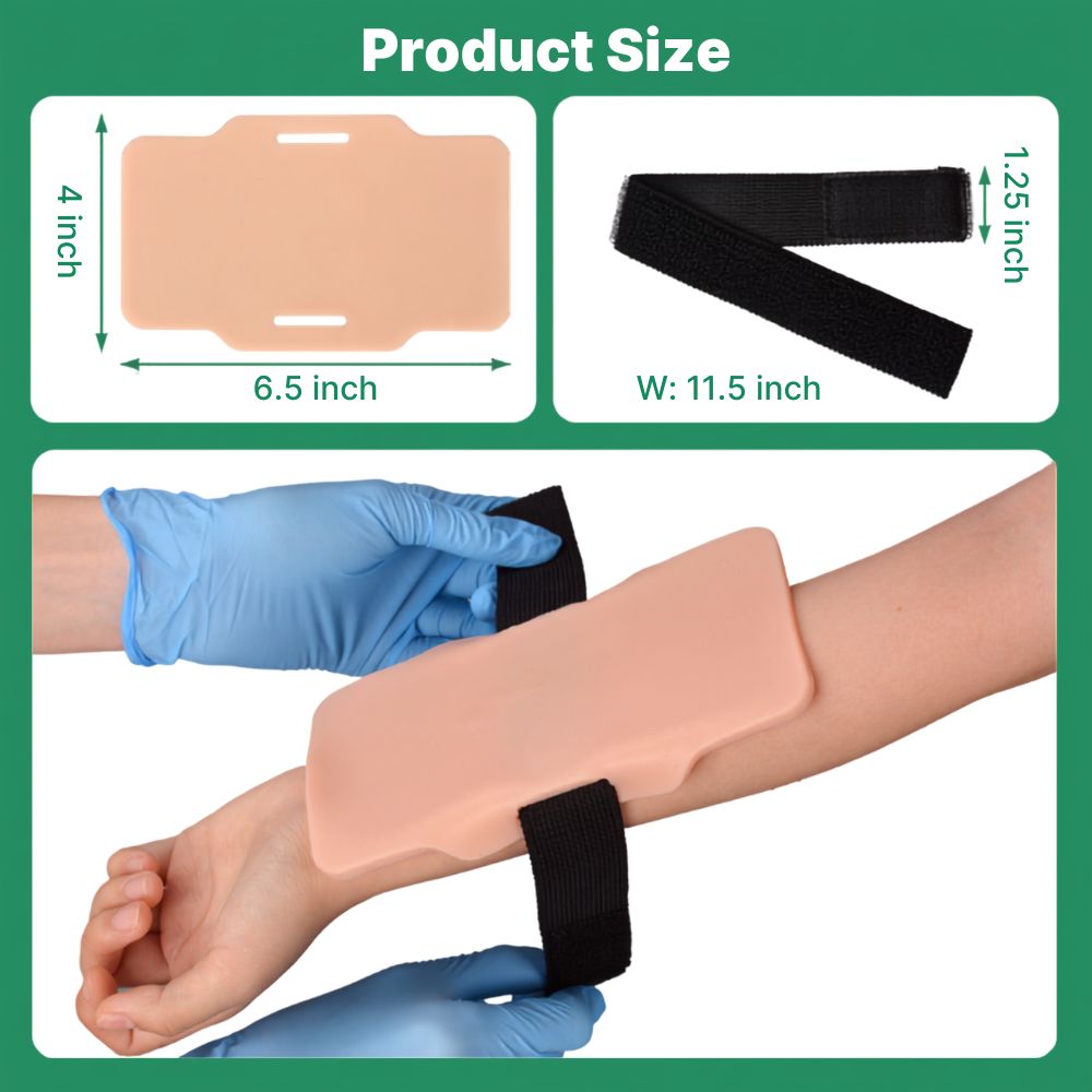 Wearable Intradermal Injection Practice Pad for TB Skin Test Training
