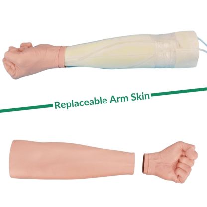Replaceable Skin IV & Phlebotomy Practice Arm Kit