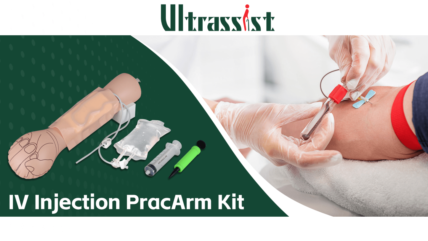 Forearm IV Injection Practice Kit with Inflatable Hand
