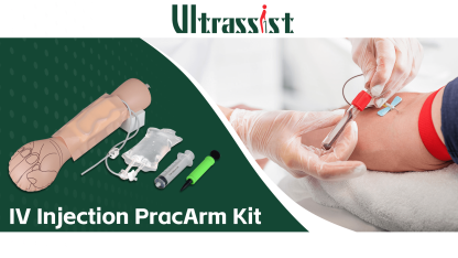 Forearm IV Injection Practice Kit with Inflatable Hand