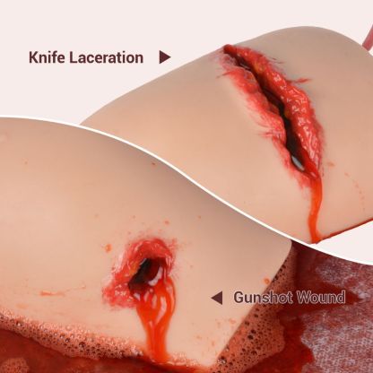 Knee Hemorrhage Control Trainer (Laceration & Gunshot Wound)
