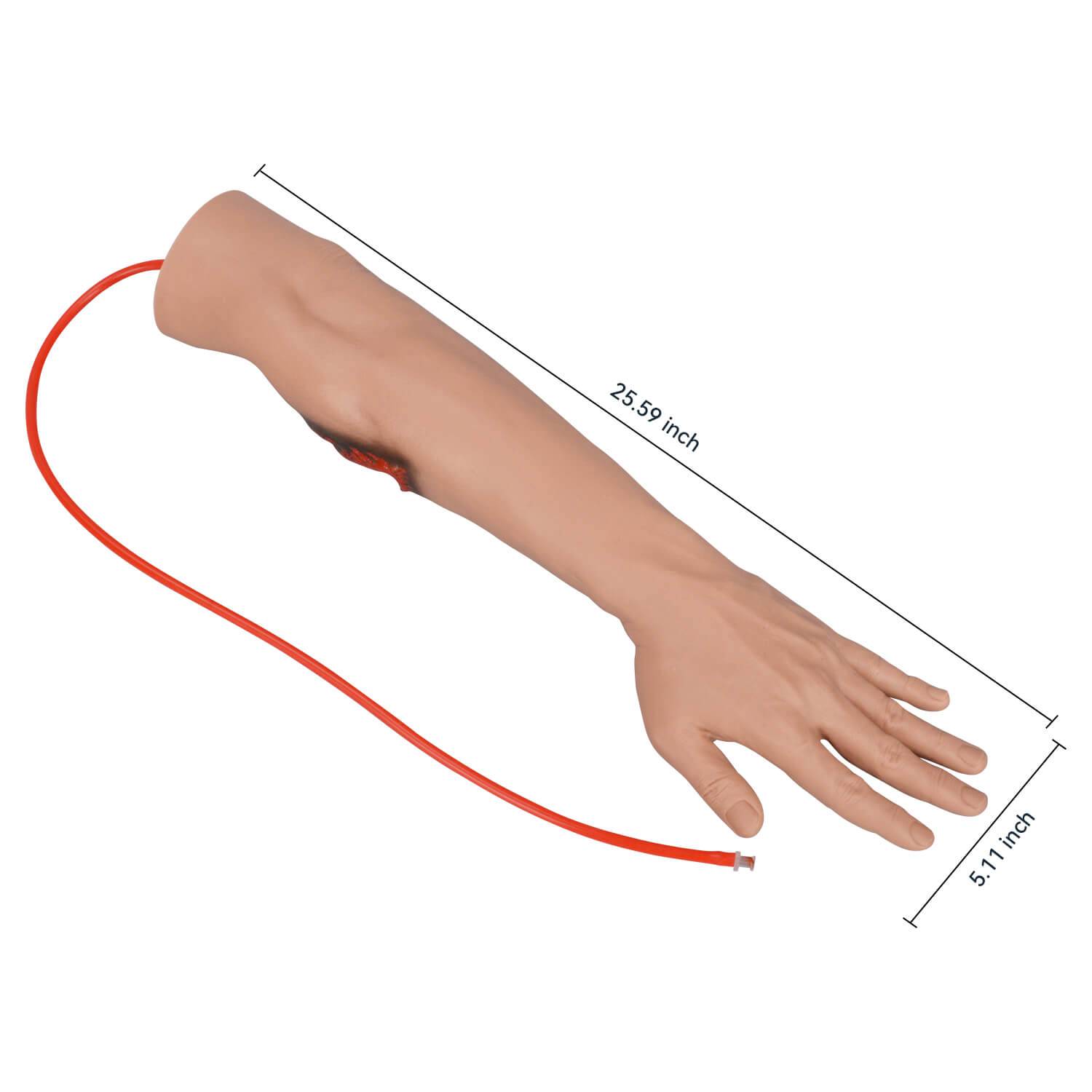 Laceration Wound Packing Arm Trainer with Fracture