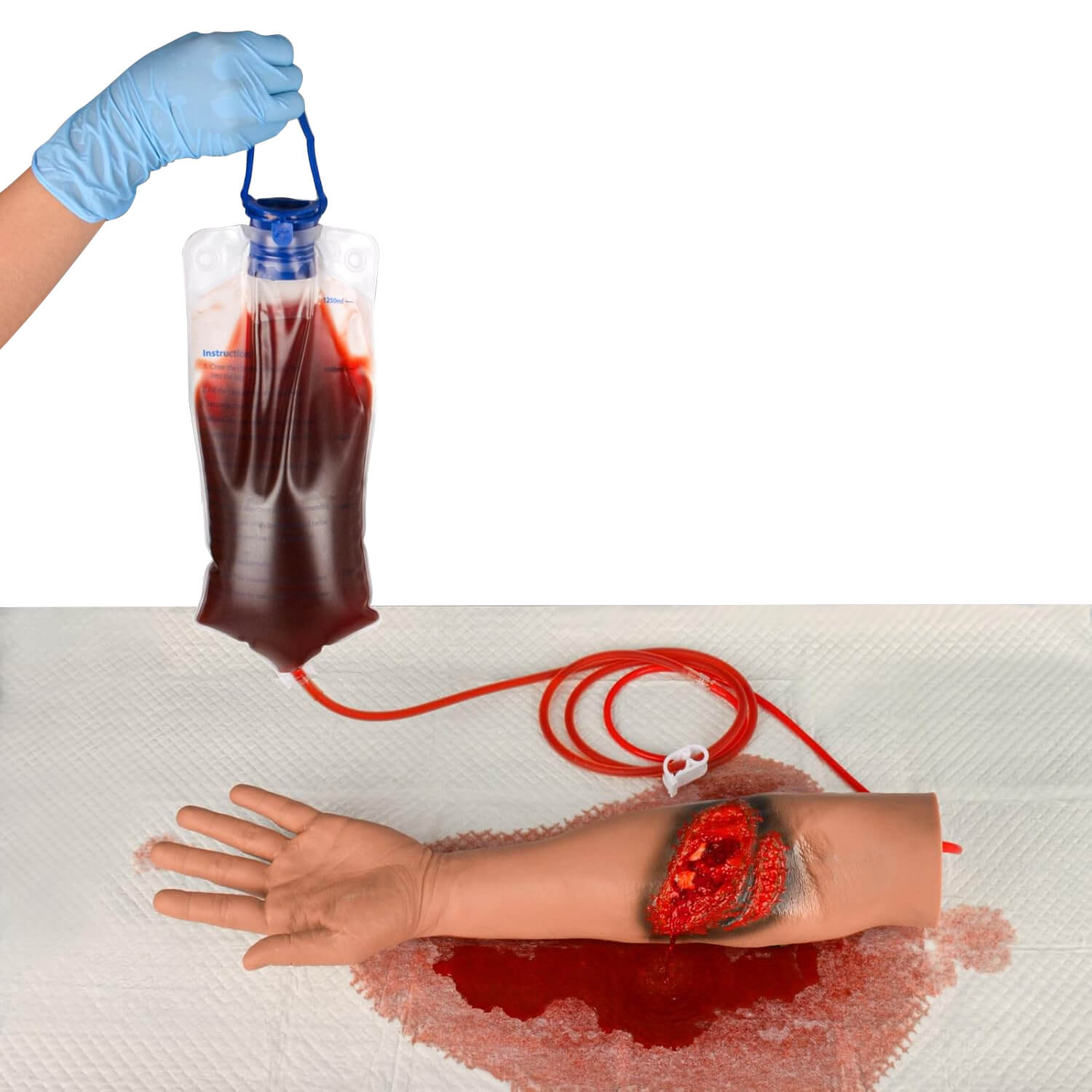 Laceration Wound Packing Arm Trainer with Fracture