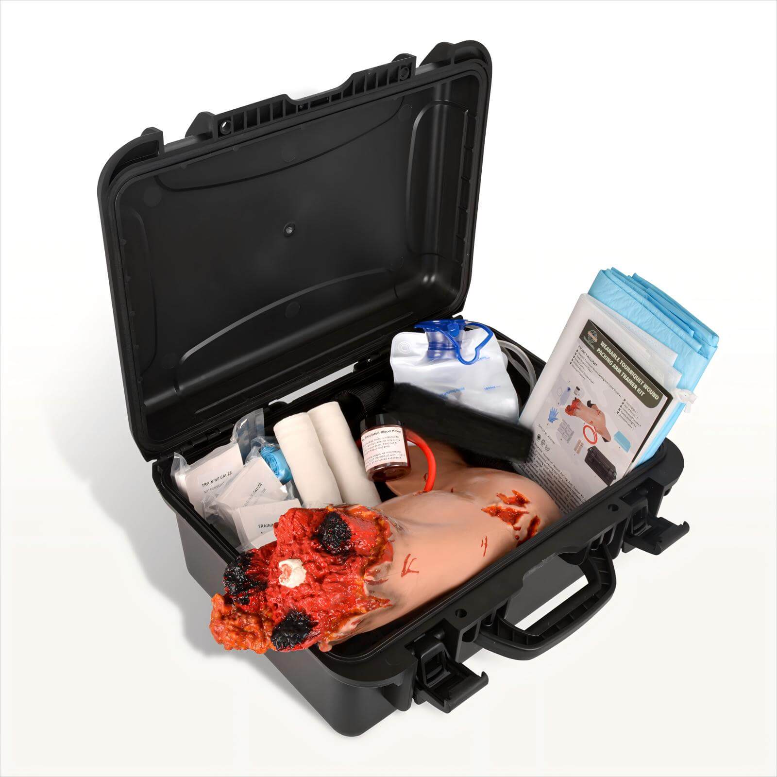 Wearable Arm Amputation Trainer for Tourniquet & Bleed Control