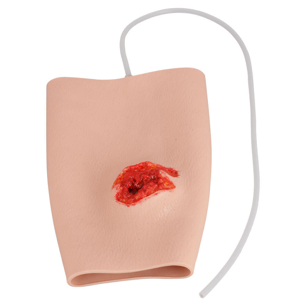 Leg Entry-Exit Gunshot Wound Packing Trainer (Silicone Sleeve)
