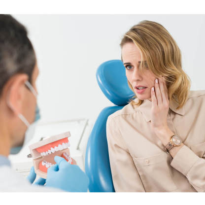 Life-Size Dental Caries Study Model with 28 Adult Teeth