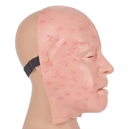 Mild Smallpox Simulation Wound Training Mask for Military Simulation Training