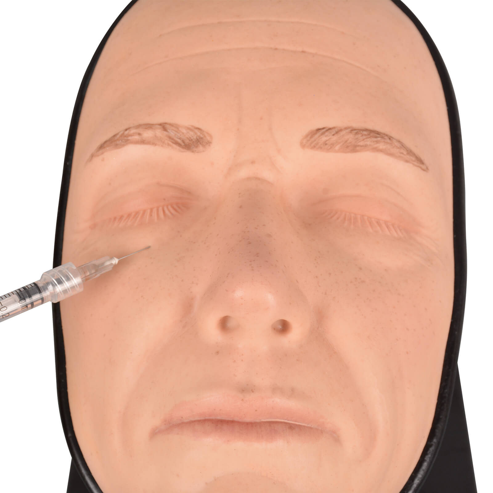 Multi-Directional Female Facial Injection Training Mannequin Head