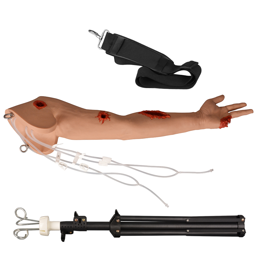 Wearable Multi-Wound Packing and Hemorrhage Control Arm Trainer
