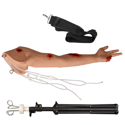 Wearable Multi-Wound Packing and Hemorrhage Control Arm Trainer