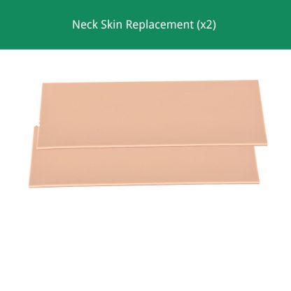 Neck Skin and Simulated Cricothyroid Membranes Replacement for Cricothyrotomy Task Trainer