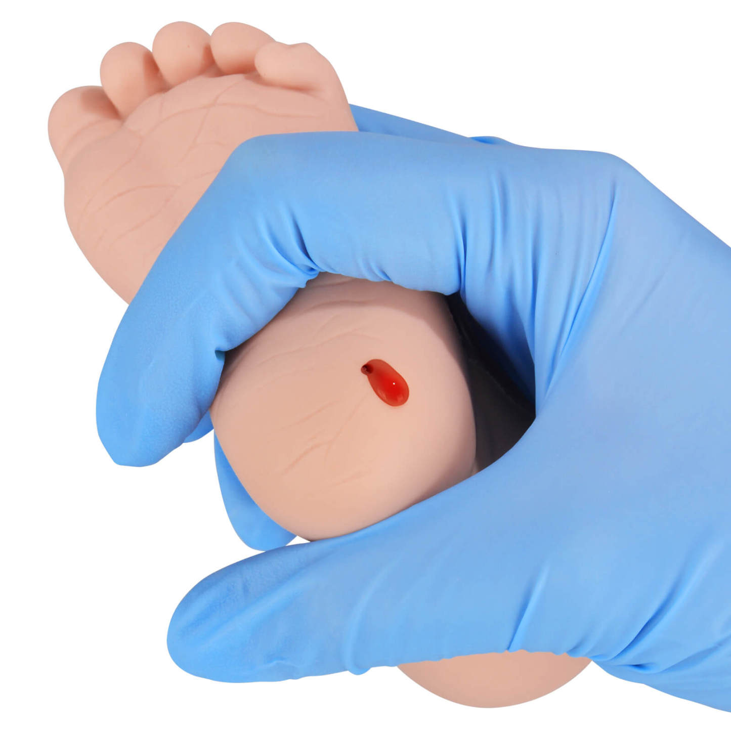 infant foot blood sampling simulator