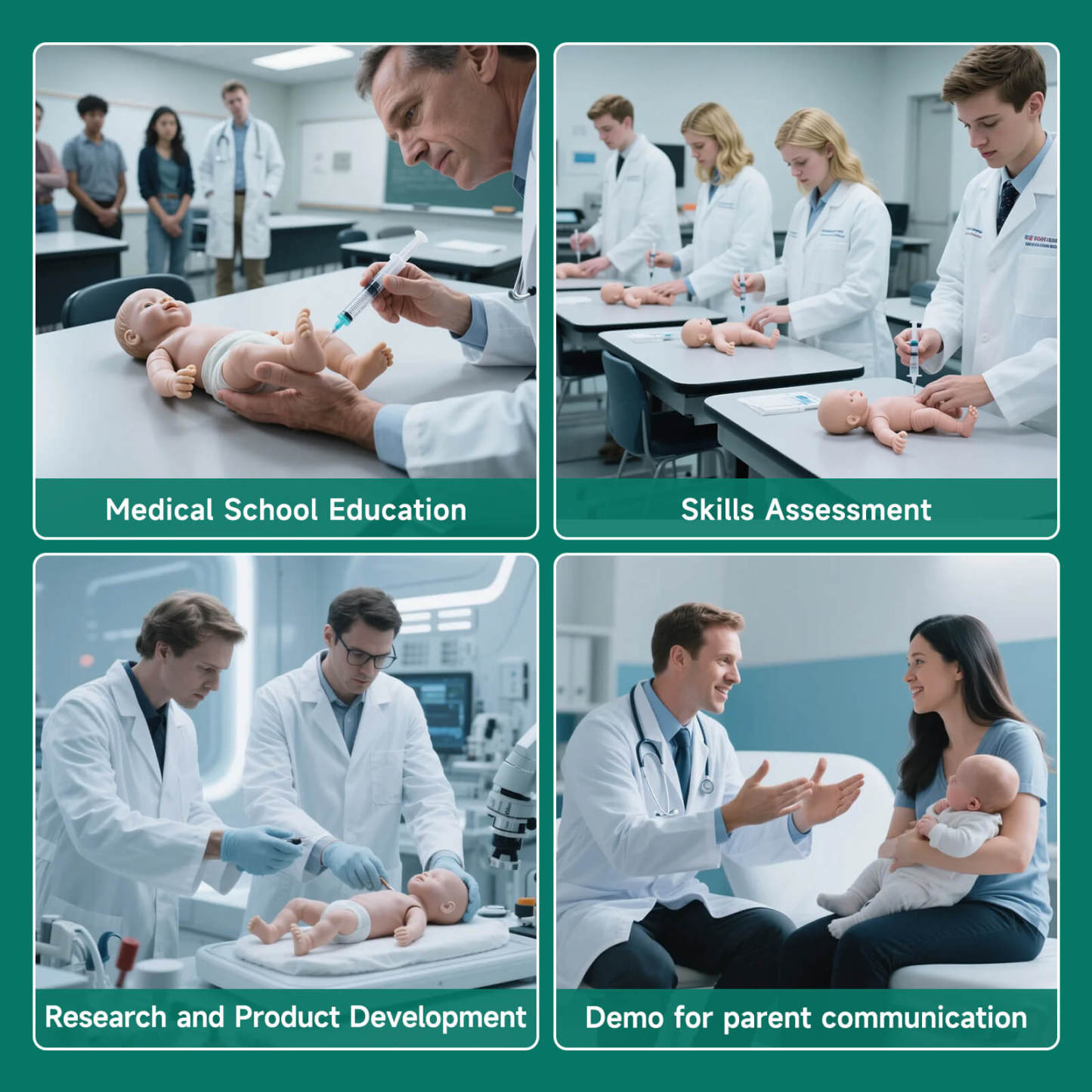 Infant Heel Simulator Training Foot