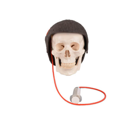 Wearable Black Scalp Wound Moulage for Emergency Training