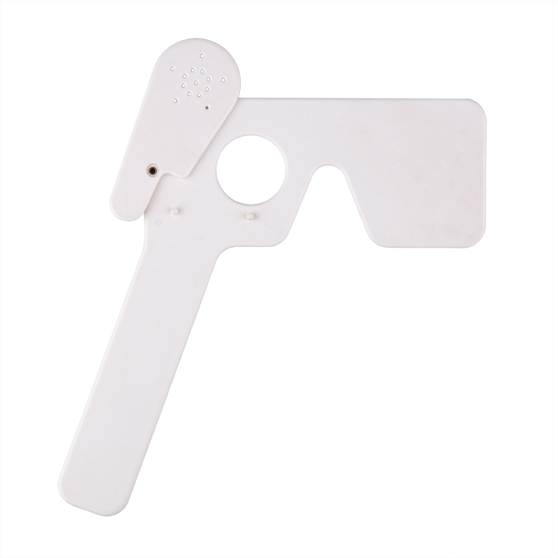White Lorgnette Pinhole Eye Occluder for Eye Exam (2 Pack)